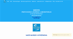 Desktop Screenshot of medyk.pro